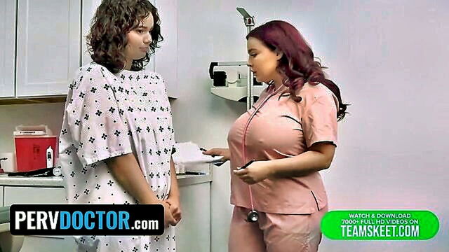 natasha nice, crystal chase - meaty doctor dick shared