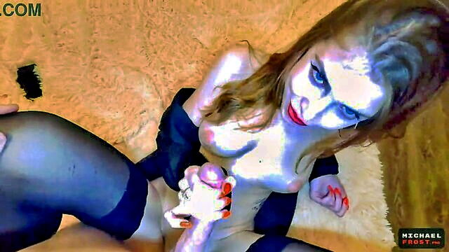 stepbrother cum on face in roleplay