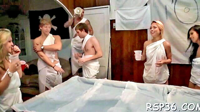 three horny teenagers indulging in group sex and oral pleasure in wet and wild video number 33 : salinuwes