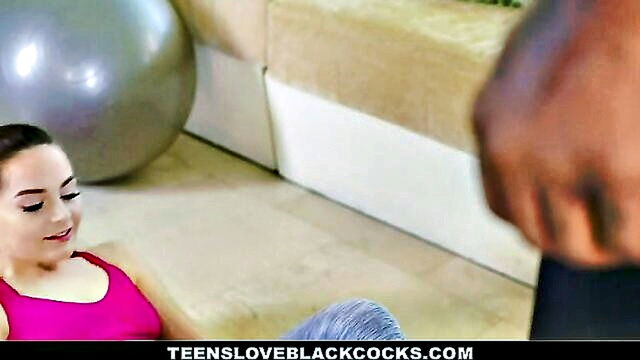 Aften Opal - join busty operator for kinky workout with personal trainer Teens Love Black Cocks
