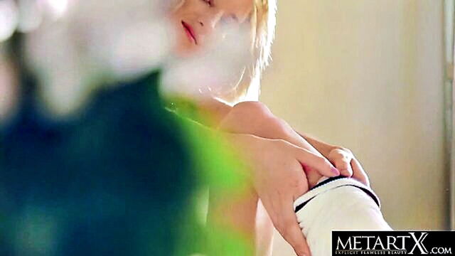 latvian tempe indulges in self pleasure while kicks off her room : MetArt