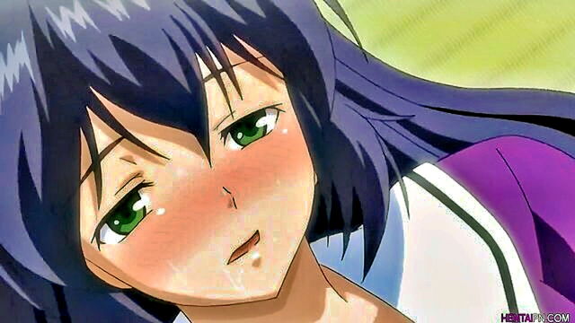 professor teaches virgin college girl about sex in school   hentai anime with rough blowjob and handjob scenes : Bang