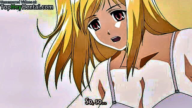 big tits, blonde, uncensored - hd hentai video of busty girl fucking her friend for free