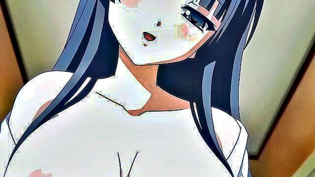 big ass, censored, big tits - wild creampie action in free hentai porn video