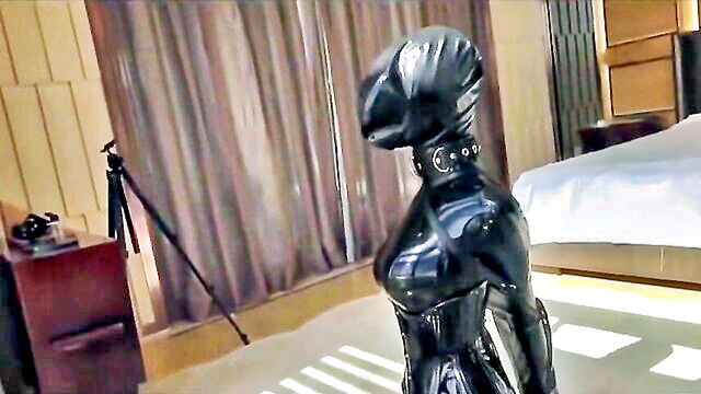 pov, bdsm, fetish - explore new breathplay scene in full length latex bdsm video   bdsmxtube