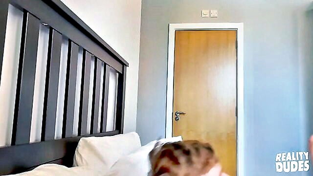 amateur, brunette, big cock - real men rourke and zilv engage in a bdsm filled encounter after a playful mishap in a gay porn video