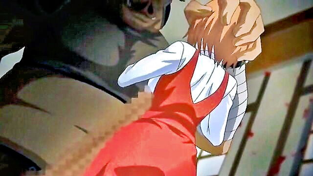 censored, blonde, cartoon - uninhibited encounter with heidan and his voluptuous partner in hentai anime