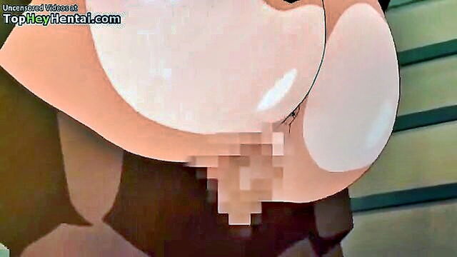 big tits, censored, cartoon - busty teen teaches her studious teacher a lesson in pleasure
