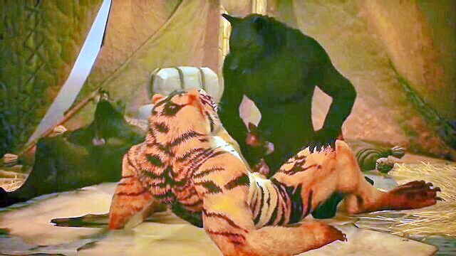 fantasy character, anal, cartoon - watch free tiger x wolf hentai anime video on aniporntube