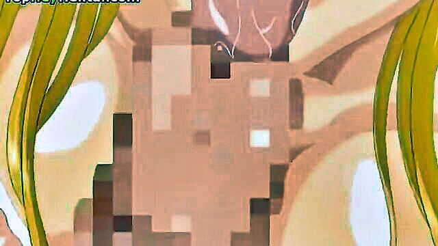 stockings, cartoon, blonde - satisfy your craving for hentai with a gorgeous blonde in stockings
