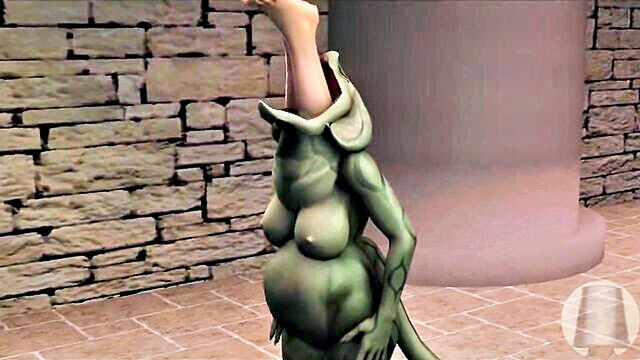 big tits, blonde, cartoon - enjoy curvaceous snake vore in this free hentai video