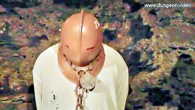 slave, fetish, blonde - exclusive full length bdsm video featuring a new male slave restrained in stable