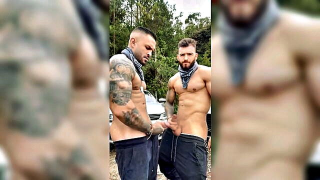 amateur, gay, handjob - get ready to indulge in the ultimate muscle masturbation experience with this juicy video