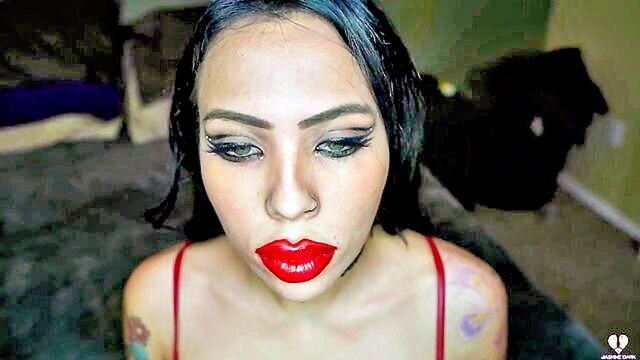 Jasmine Dark - bimbo slut lips blowjobs Jasmine Dark