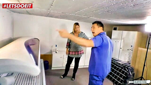 chubby german housewife cheats