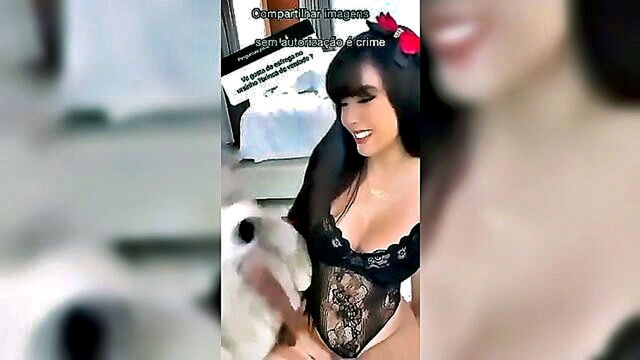 Juliana - juliana bonnes solo teddy bear play in black lingerie Onlyfans