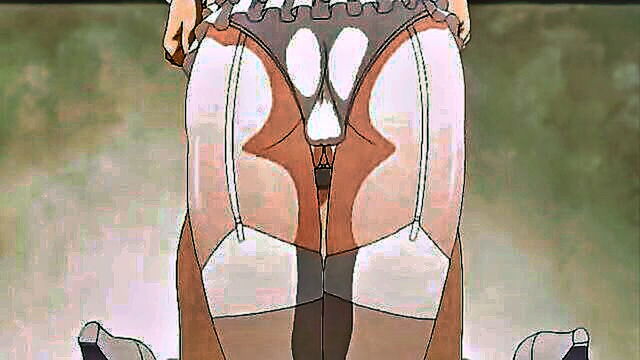 cartoon, bdsm, big tits - kanpeki ojou sama gets bound and gagged in hardcore hentai video