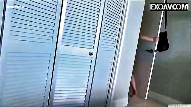 couple, caucasian, cum shot - blonde step sister gives a handjob and creampie to her step brother