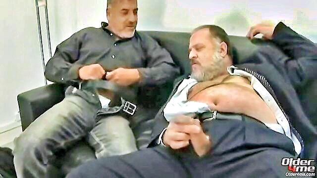 amateur, brunette, big cock - old and fat gay men go at it in hd video on mrgaycom   must see