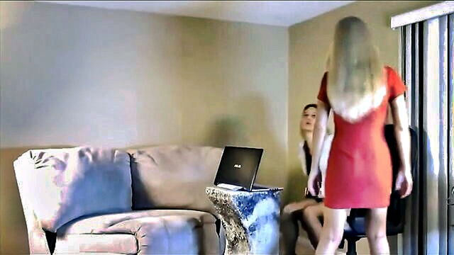 Briella Jaden, Amanda - newest bdsm video of amanda foxx and briella jaden in full length   milf with stockings and strapon