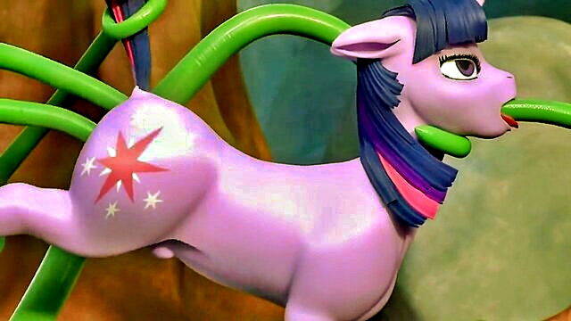 cartoon, fantasy character, 3d animation - fantasy character gets double penetration from giant tentacles in hentai video