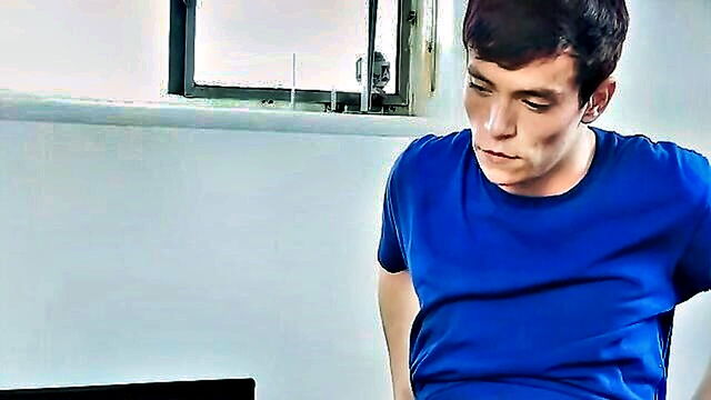 big cock, amateur, brunette - stepfather seduced for allowance money in amateur gay video