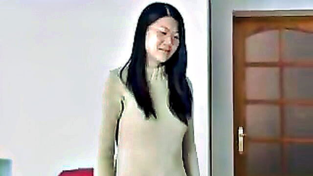 f/f spanking, caning, f/m spanking - asian schoolgirl in denim disciplined with otk spanking   videoclip from ospankcom