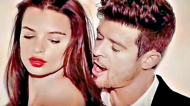 Emily Ratajkowski - robin thickes explicit track featuring ti and pharrell in an uncensored version available on youtube