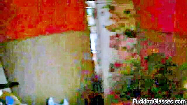 strapon, ebony, double penetration - russian amateur teen enjoys big cock in her bedroom   mybeegporncom