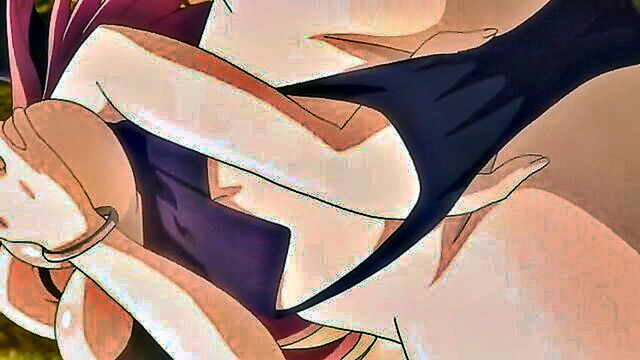 big ass, big tits, censored - red headed hentai babe enjoys outdoor adventure in nuki doki revolution 1