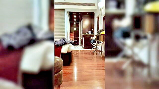 indian, pizza dare, milf - seductive indian housewife flaunts her assets in pizza dare video