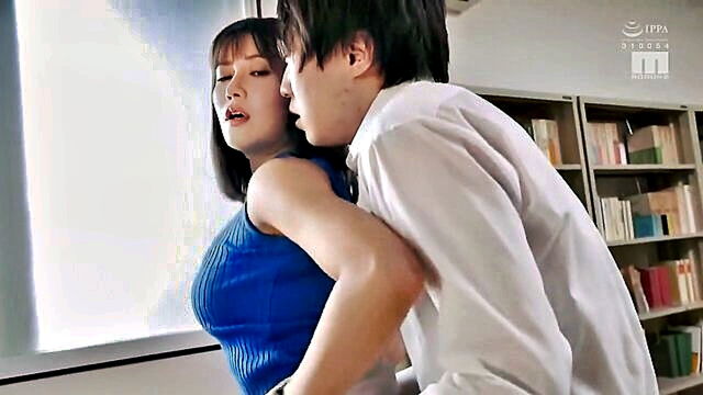 Mia A, Riho Fujimori - teacher caught masturbating in class gets punished with a handjob