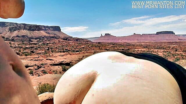 Noel Hawk - moab utah outdoor adventure with blondie paige and her big booty lover Pawg