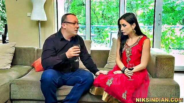 Valentina Bianco - desi indian aunty engages in threesome with boss for professional advancement NIKS INDIAN