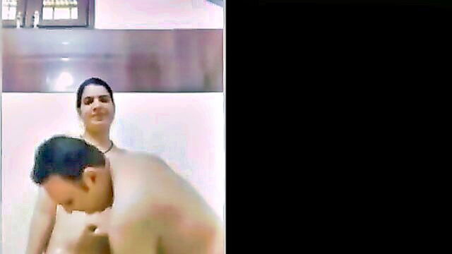 indian, asian, amateur - boss and secretary engage in bathroom encounter