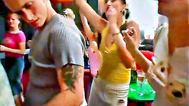 party, hardcore, blowjob - wild party goers engage in steamy oral and hardcore sex with muscular men in a nightclub