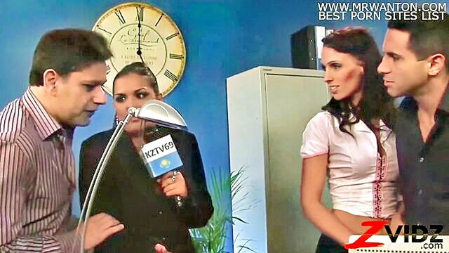 Jasmine Black - voluptuous women engage in intense office encounters with well endowed partners featuring blowjobs pussy licking and group activities
