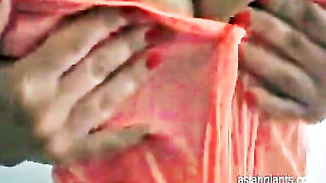 asian, big tits, japanese - asian milf gets covered in cum on her large breasts