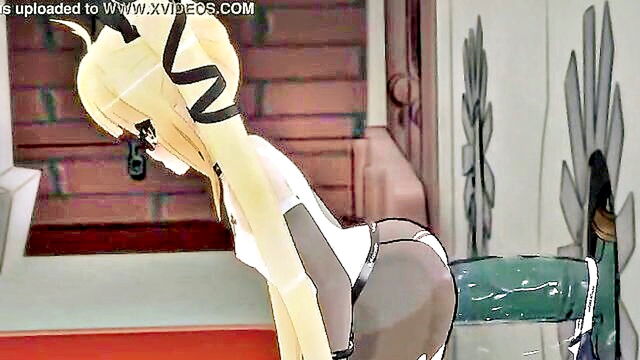 hentai, cartoon, teen - cartoon porn featuring young girl and mantis in 3d