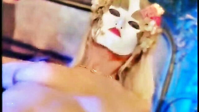 Lisa Belle - guy watches his blonde french wife in a wild orgy