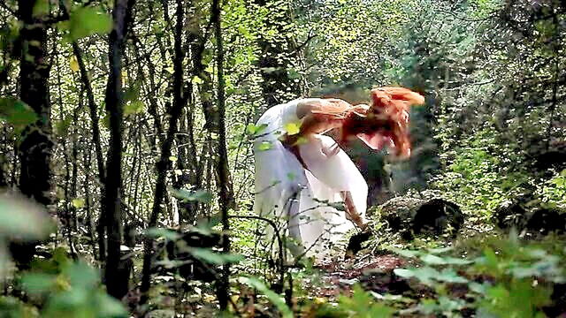 a bride pledges to ejaculate on a cucumber in an open area : Kink