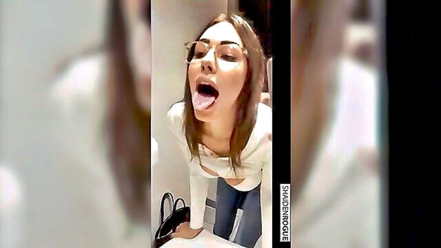 Shaiden Rogue - young girl practices public oral and deepthroating skills daily Shaiden Rogue