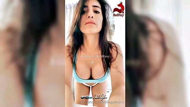 Anabella Galeano - sensual anabella galeano undresses for the camera