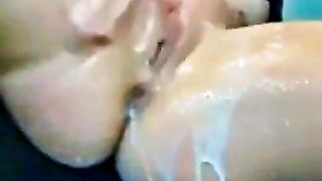 Tina - delicious female masturbates and satisfies herself to intense orgasm