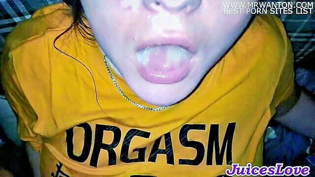 brunette, amateur, blowjob - juicesloves collection of cum loving amateur brunettes swallowing and enjoying cum