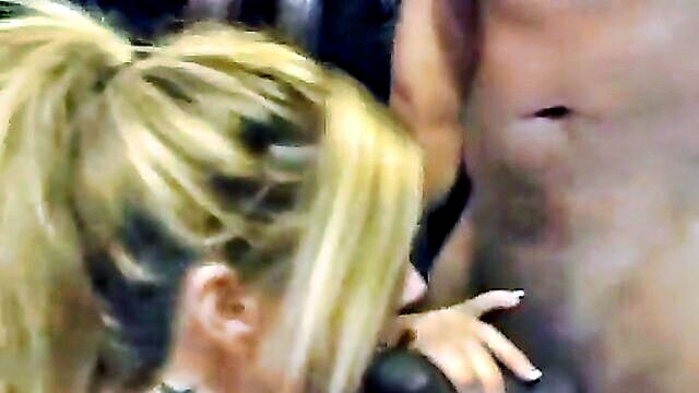 Kristal Summers, Lucy Lee, Sean Michaels - fitness trainer kristal summers instructs a blonde haired oriental beauty in sensual exercises