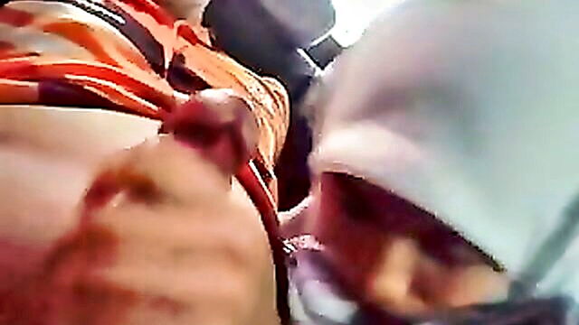 amateur, malaysian, asian - malay maiden gives a blowjob and receives a cumshot in her mouth