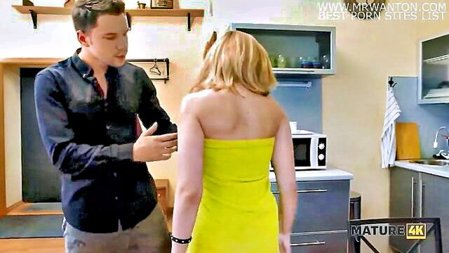 disgruntled neighbor forces blonde to perform sexual acts : Mature4K