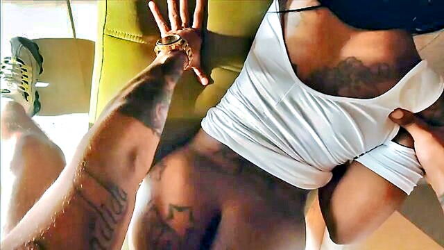 sex, facial, petite - ebony client fuck frenzy