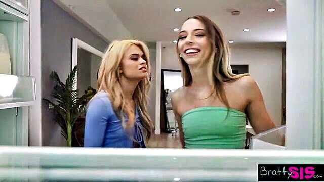 stepbrother fucks girls with towel